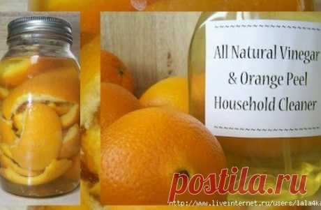 Натуральная бытовая химия из апельсиновых корок