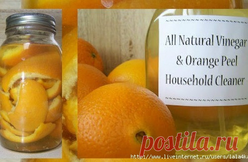 Натуральная бытовая химия из апельсиновых корок