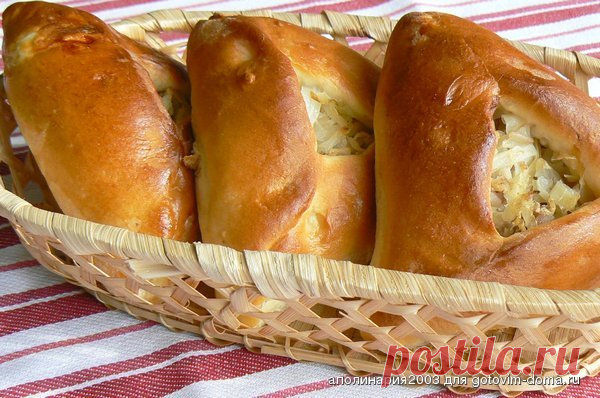 Расстегаи с капустой и фаршем • Пироги, пирожки