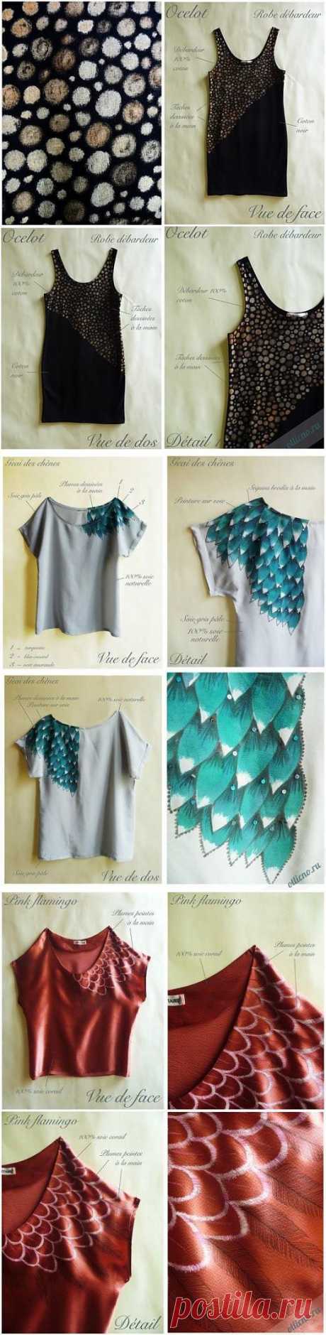 Как декорировать футболку: рисуем, 23 идеи | Отлично! Школа моды, декора и актуального рукоделия