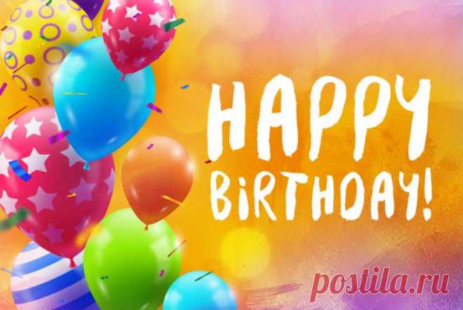 Happy Birthday Postcard