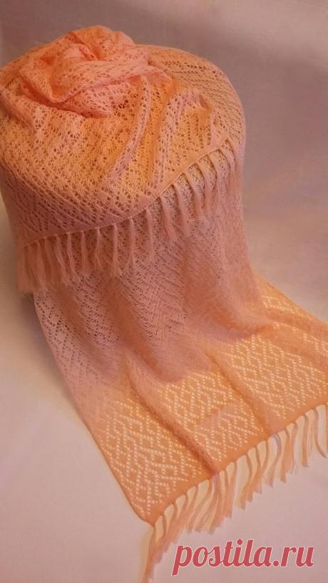 Палантин ажурный. арт. 10.150.22
Цвет: яркий персик
Размер: 217 х 65 см
Состав: полушерсть