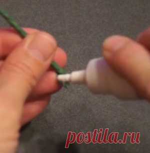 Цветы из салфеток