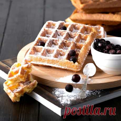 Заварные бельгийские вафли