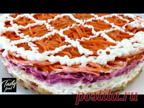 Салат По-Домашнему с Корейской Морковью + Рецепт Моркови по-Корейски