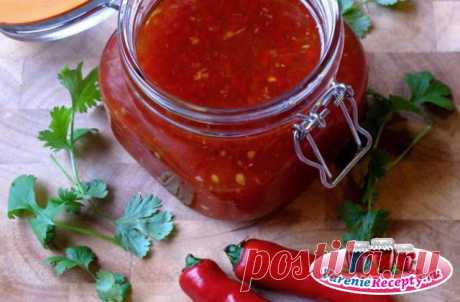 Сырая аджика на зиму. Рецепт