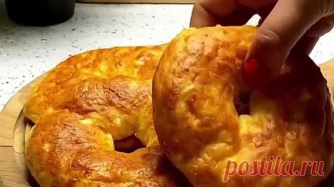 Ароматная и вкусная выпечку за пол часа!🥰👍Творожно-сырные колечки🔥