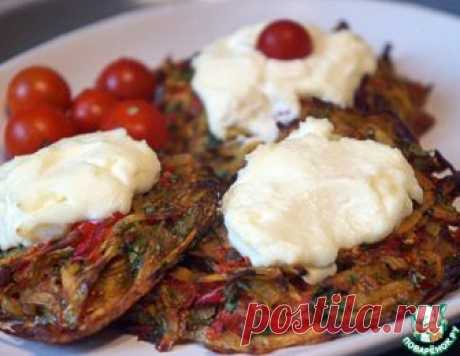 Драники из баклажана и перца – кулинарный рецепт