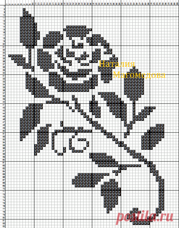 Розы.Филейные схемы.