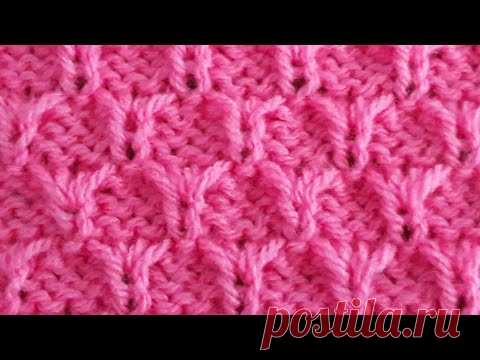 Ажурный узор спицами для джемпера, жилета,кофточки, свитера.