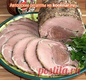 Рулет из свинины с языком "деликатесный" - рецепт..