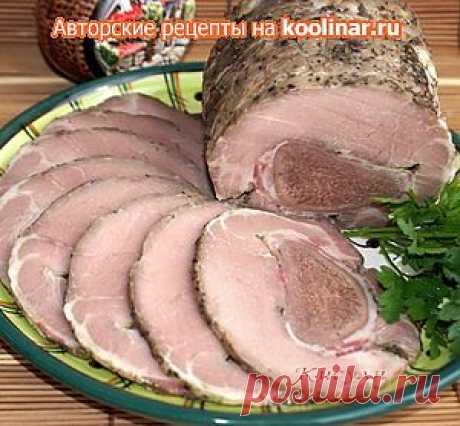 Рулет из свинины с языком &quot;деликатесный&quot; - рецепт..