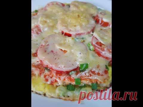 Быстрая и сытная пицца на хлебе
