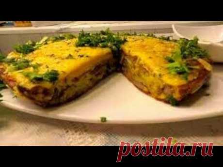 Самый картофельный пирог! Всего 1 стакан муки и все сыты!