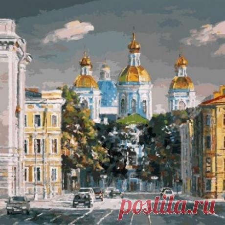 Купить набор для живописи Белоснежка 100-AB "Театральная площадь" 40х50 см. в Челябинске
