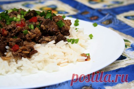 Куриная печень в сливочном соусе
