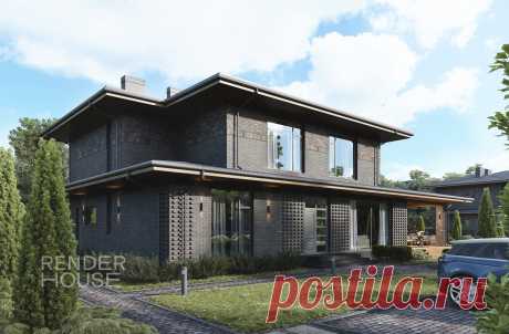 Проект дома Аркада — цена строительства под ключ в компании Render House