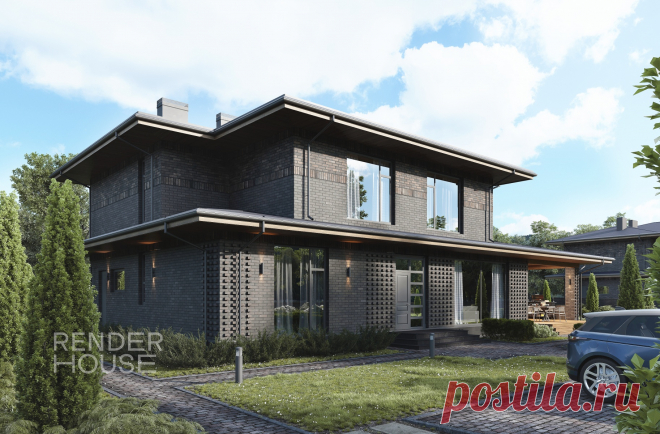 Проект дома Аркада — цена строительства под ключ в компании Render House