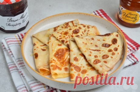 Нежные блины из рисовой муки — Домашняя кулинария