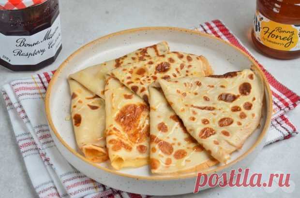 Нежные блины из рисовой муки — Домашняя кулинария