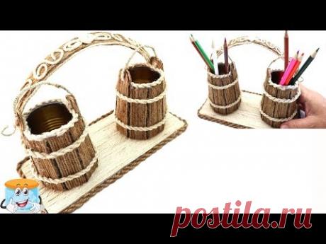 Органайзер КОРОМЫСЛО из Джута Своими Руками в Подарок