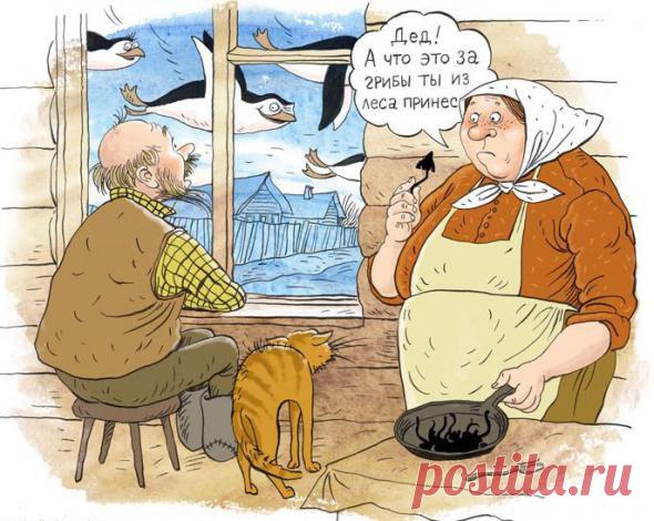 Весёлые старушки в работах Ольги Громовой.