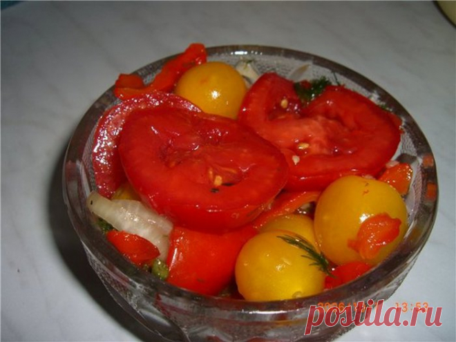Маринованные помидоры по-быстрому