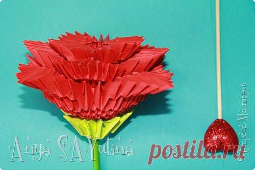 Роза Из Модулей Видеоурок | Страна Мастеров