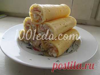 Рецепт сырных рулетиков - Холодные закуски 1001 ЕДА
