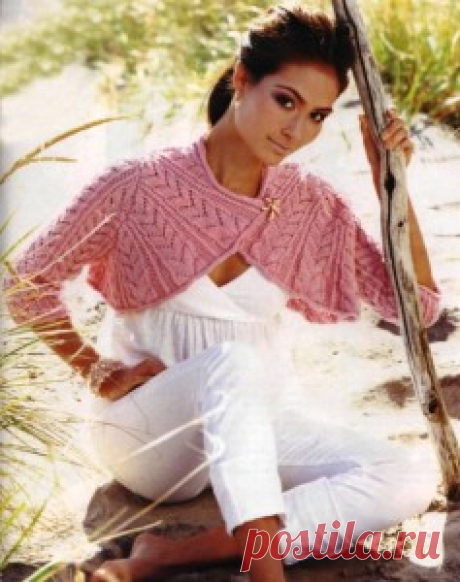 болеро и накидки | Вязание спицами, крючком, уроки вязания - Страница 5