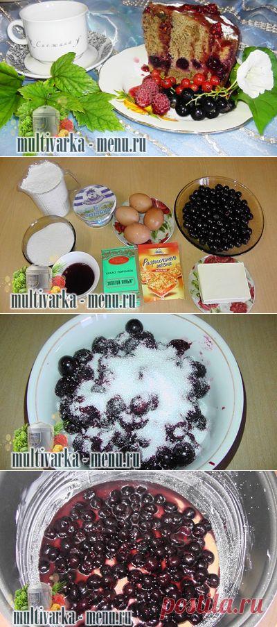 Вишневый кекс в мультиварке | Выпечка в мультиварке