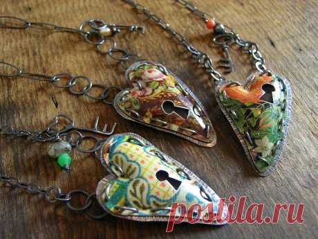 3 &quot;Locked Hearts&quot; lockets closeup | Flickr - Photo Sharing!