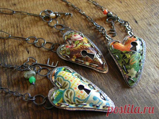 3 "Locked Hearts" lockets closeup | Flickr - Photo Sharing!