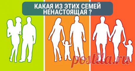 Тест: На какой картинке ненастоящая семья? - Бабушкины секреты