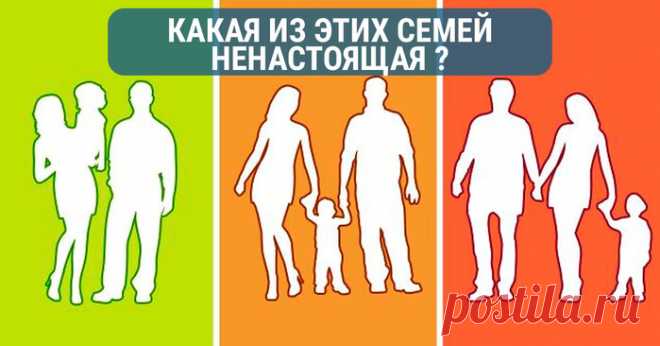 Тест: На какой картинке ненастоящая семья? - Бабушкины секреты