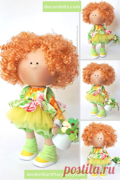 Tilda Art Doll Kids Doll Handmade Birthday Gift Doll | Etsy