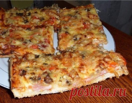 ДОМАШНЯЯ ПИЦЦА 🍕 Такого пышного теста ещё не встречала