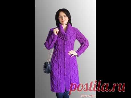 Модный Вязаный Кардиган Спицами - 2019 / Fashionable Knitted Cardigan Knitting