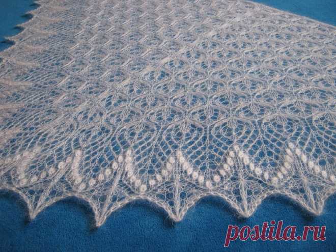 Шаль Цветочное Эхо (Echo FIower Shawl)