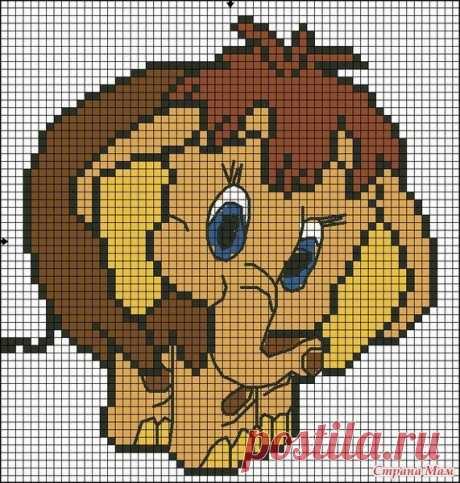 Мультяшные герои для вышивки или вязания 

 Схемы для вышивки или жаккарда










источник
