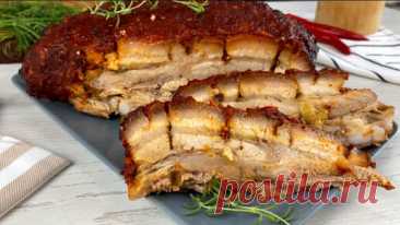 Свиная грудинка,запеченная в глазури (делюсь рецептом) | Цветкова Наталья | Дзен