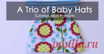 Baby Hats - TUTORIAL AND PATTERN        After teaching another serger class today, I realize it's time to post a hat tutorial.  And the timing couldn't be better since   we ...