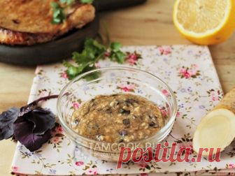 Маринад с хреном для мяса — рецепт с фото Попробуйте великолепный маринад с хреном, вы будете приятно удивлены вкусом мяса.