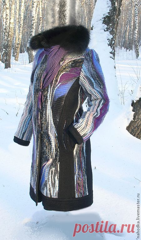 пальто зимнее crazy-wool ФИОЛЕТОВЫЙ ВСПЛЕСК » Поиск мастер классов, поделок своими руками и рукоделия на SearchMasterclass.Net