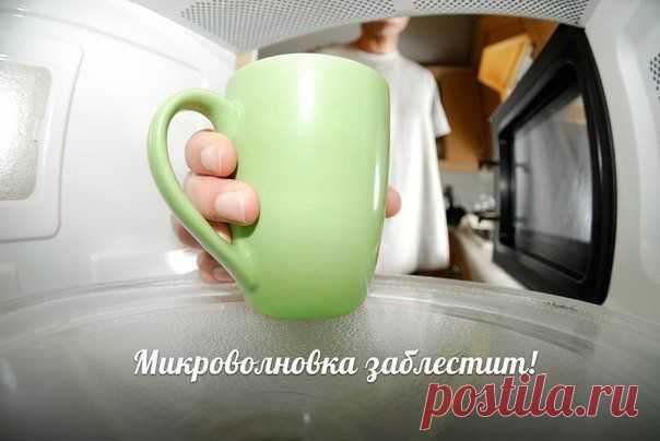 Микроволновка заблестит | Хитрости жизни
