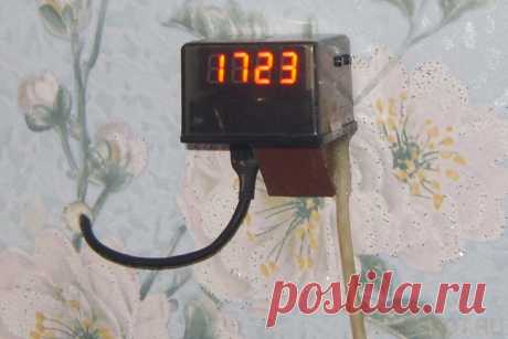 ЧАСЫ-ТЕРМОМЕТР НА МИКРОКОНТРОЛЛЕРЕ ATMEGA8