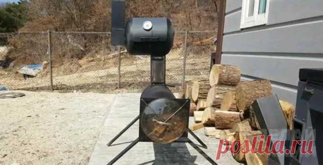 Дровяная печь с духовкой своими руками В данном обзоре автор покажет процесс изготовления самодельной дровяной печи с духовкой. Основа печи — два баллона.Топливную камеру печи можно сделать из