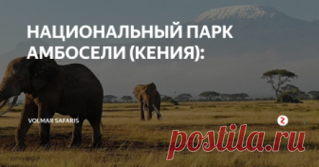 НАЦИОНАЛЬНЫЙ ПАРК АМБОСЕЛИ (КЕНИЯ): Национальный парк Амбосели - один из известных национальных парков Кении, расположенный на границе с Танзанией у подножья самой высокой горы Африки – Килиманджаро (5,895 м), которая возвышается над равнинами. Гора Килиманджаро была открыта для западного мира немецким путешественником Йоханнесом Ребманном (Johannes Rebmann) в 1848 г. Площадь парка составляет 392 кв.км. Амбосели славится огромной по