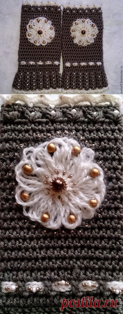 авт.работа 10.01.2016. - серый, цветочный