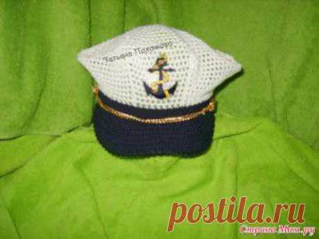 Капитанская фуражка. Мастер-класс. | razpetelka.ru